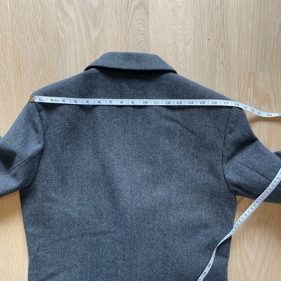 Banana Republic herringbone wool dress coat. - Picture 4 of 8